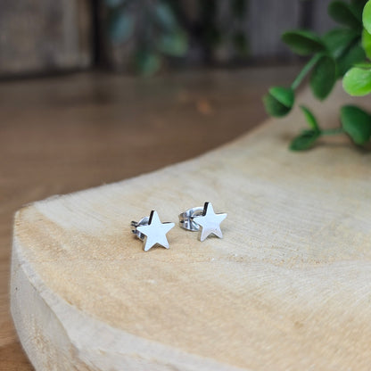 Boucles d'oreilles étoile pleine
