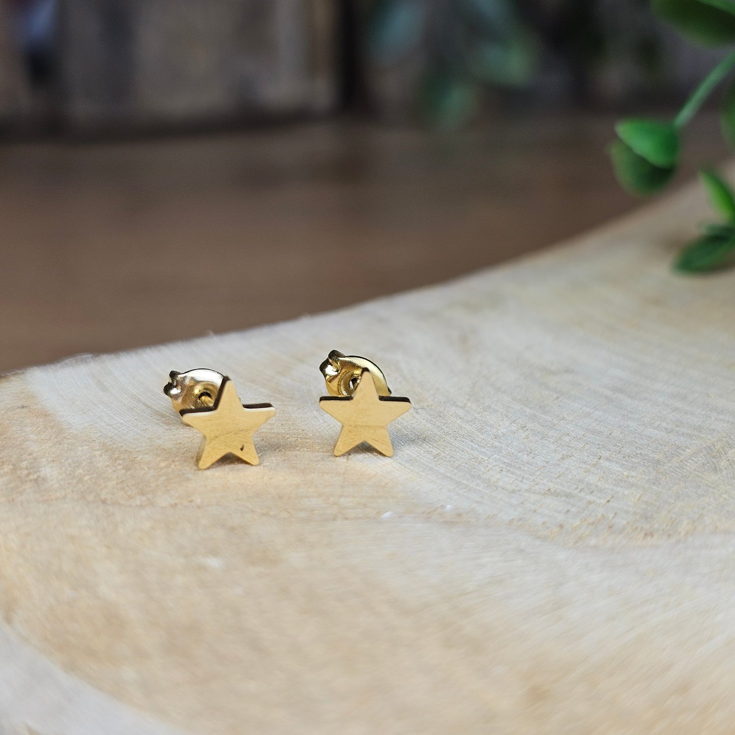 Boucles d'oreilles étoile pleine