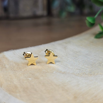 Boucles d'oreilles étoile pleine