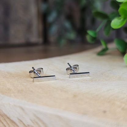 Boucles d'oreilles barre