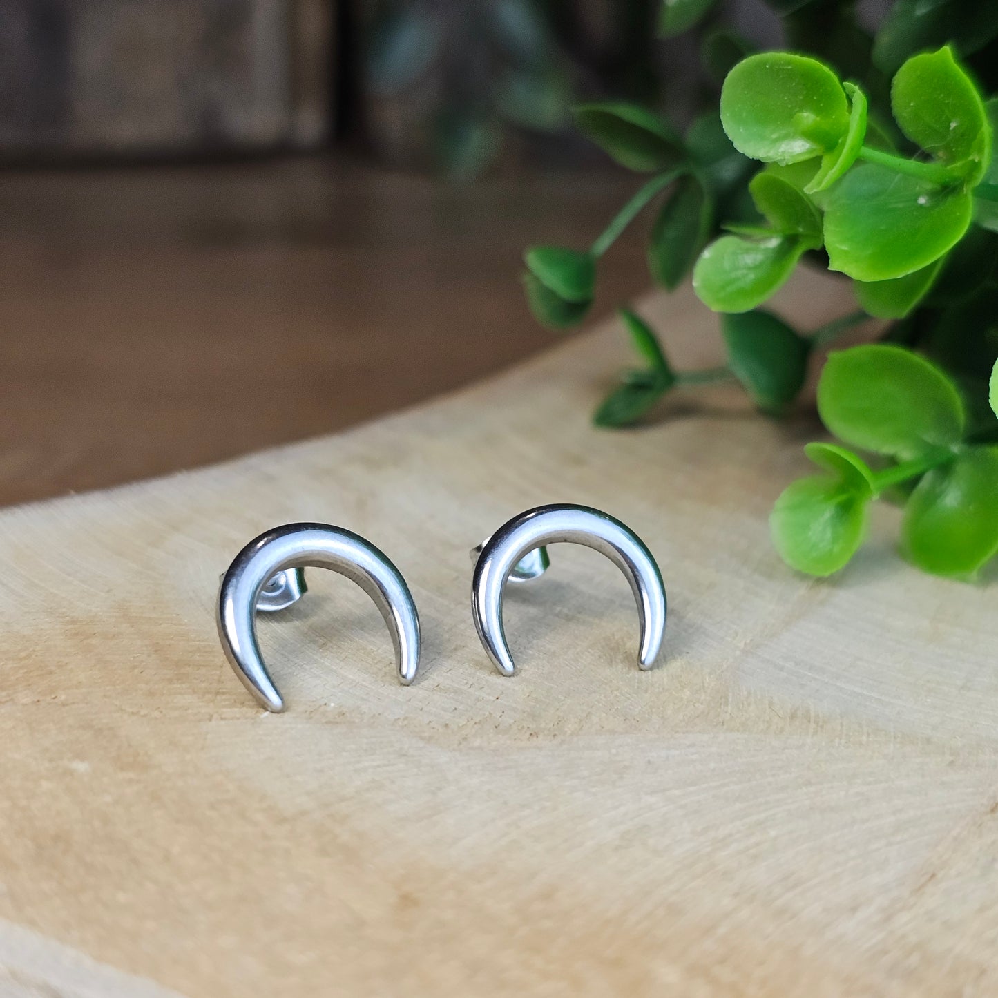 Boucles d'oreilles lune