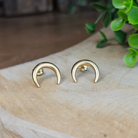 Boucles d'oreilles lune