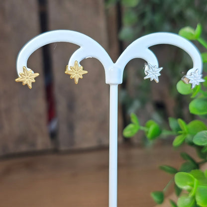 Boucles d'oreilles étoile polaire