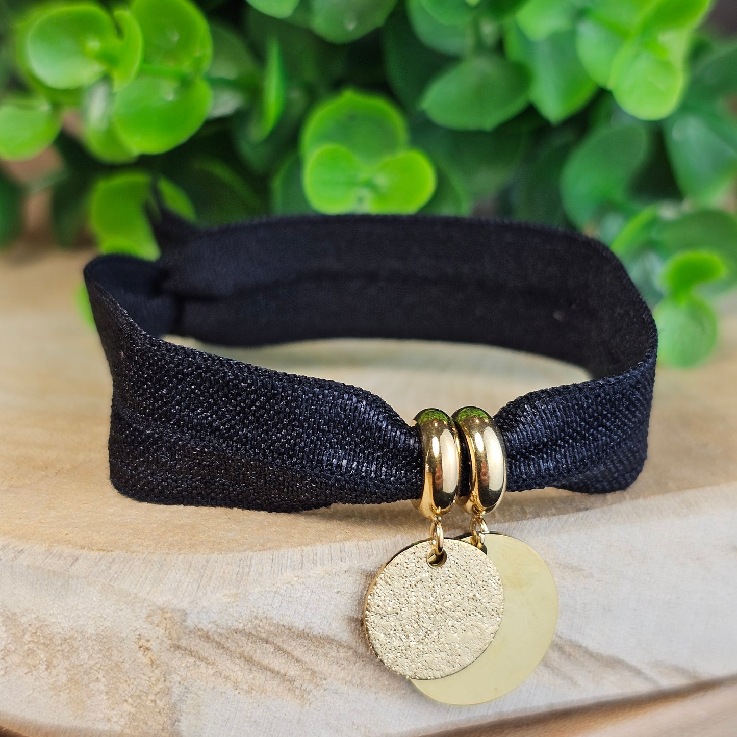 Bracelet Dorea doré 2 médailles