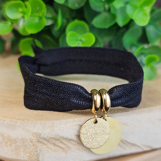 Bracelet Dorea doré 2 médailles