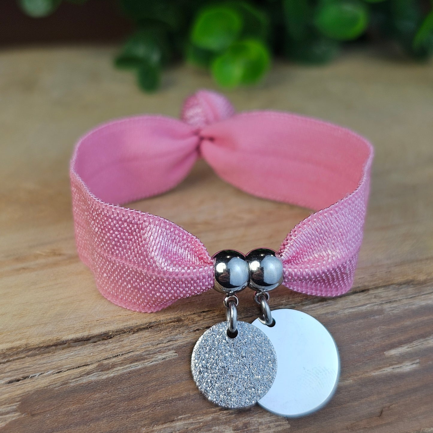 Bracelet Dorea argenté 2 médailles