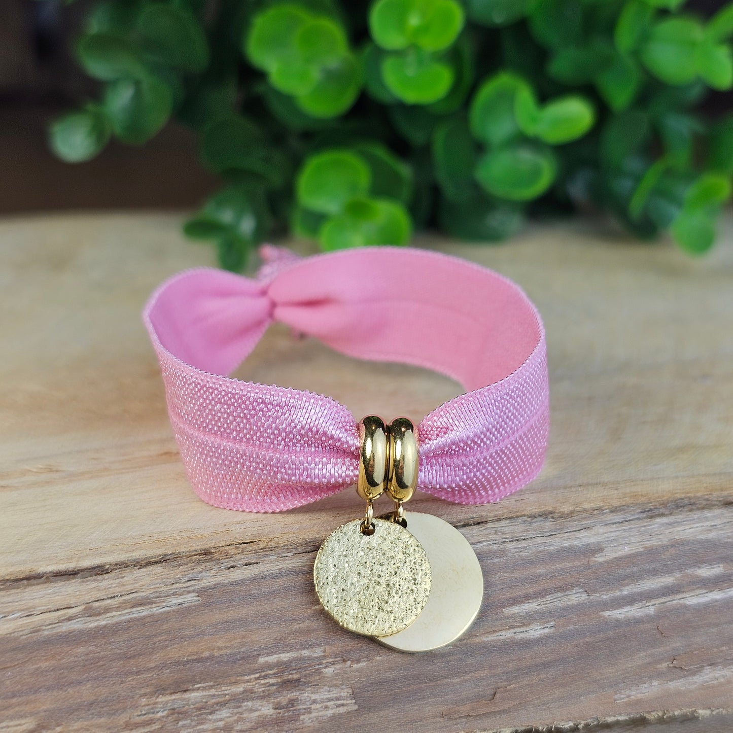 Bracelet Dorea doré 2 médailles