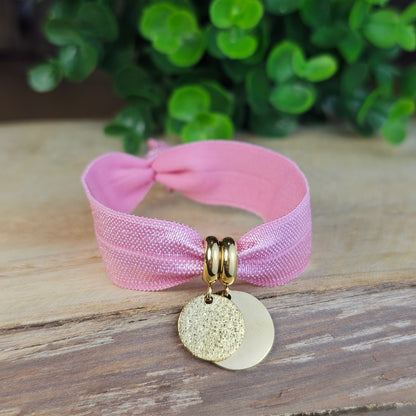 Bracelet Dorea doré 2 médailles