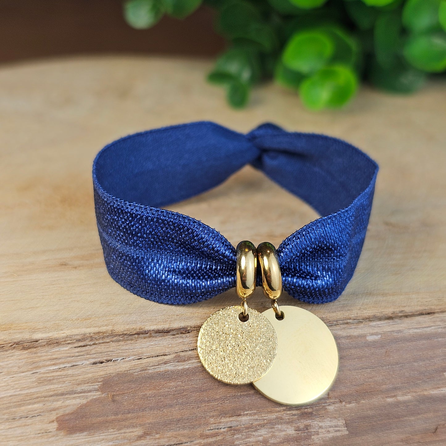 Bracelet Dorea doré 2 médailles