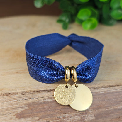 Bracelet Dorea doré 2 médailles