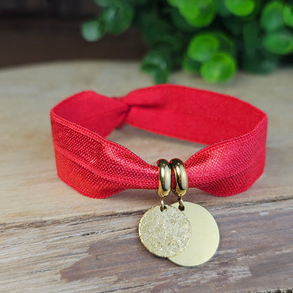 Bracelet Dorea doré 2 médailles