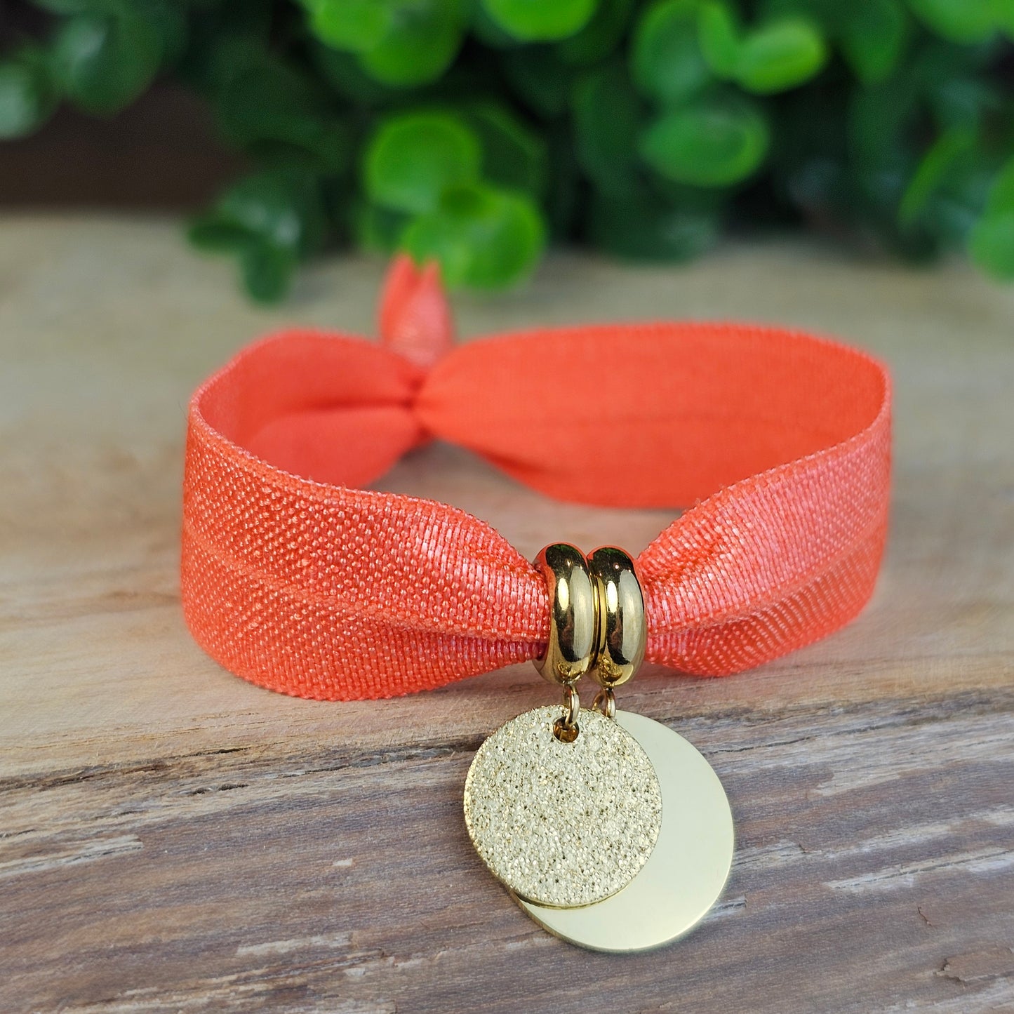 Bracelet Dorea doré 2 médailles