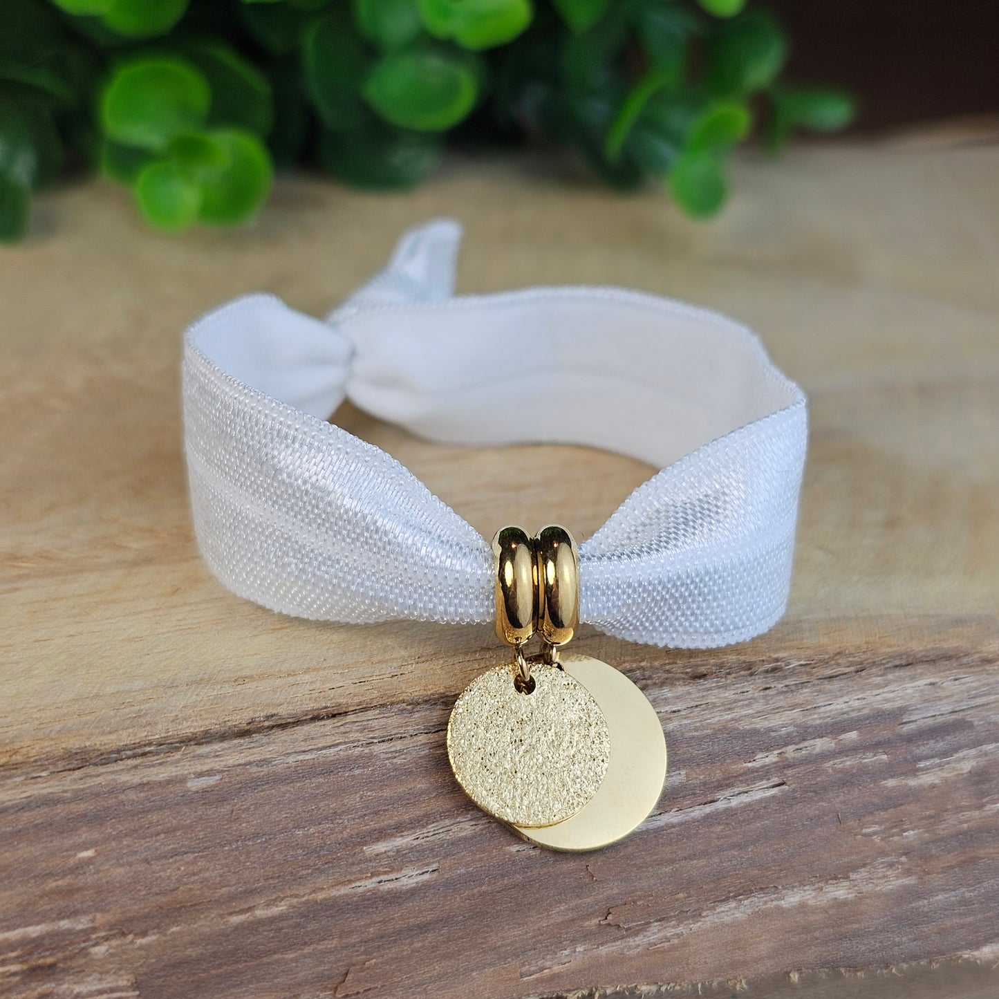 Bracelet Dorea doré 2 médailles