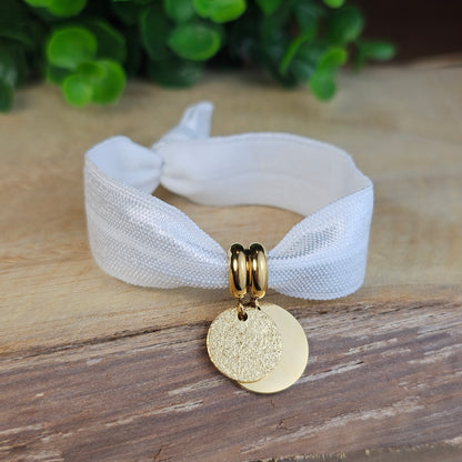 Bracelet Dorea doré 2 médailles