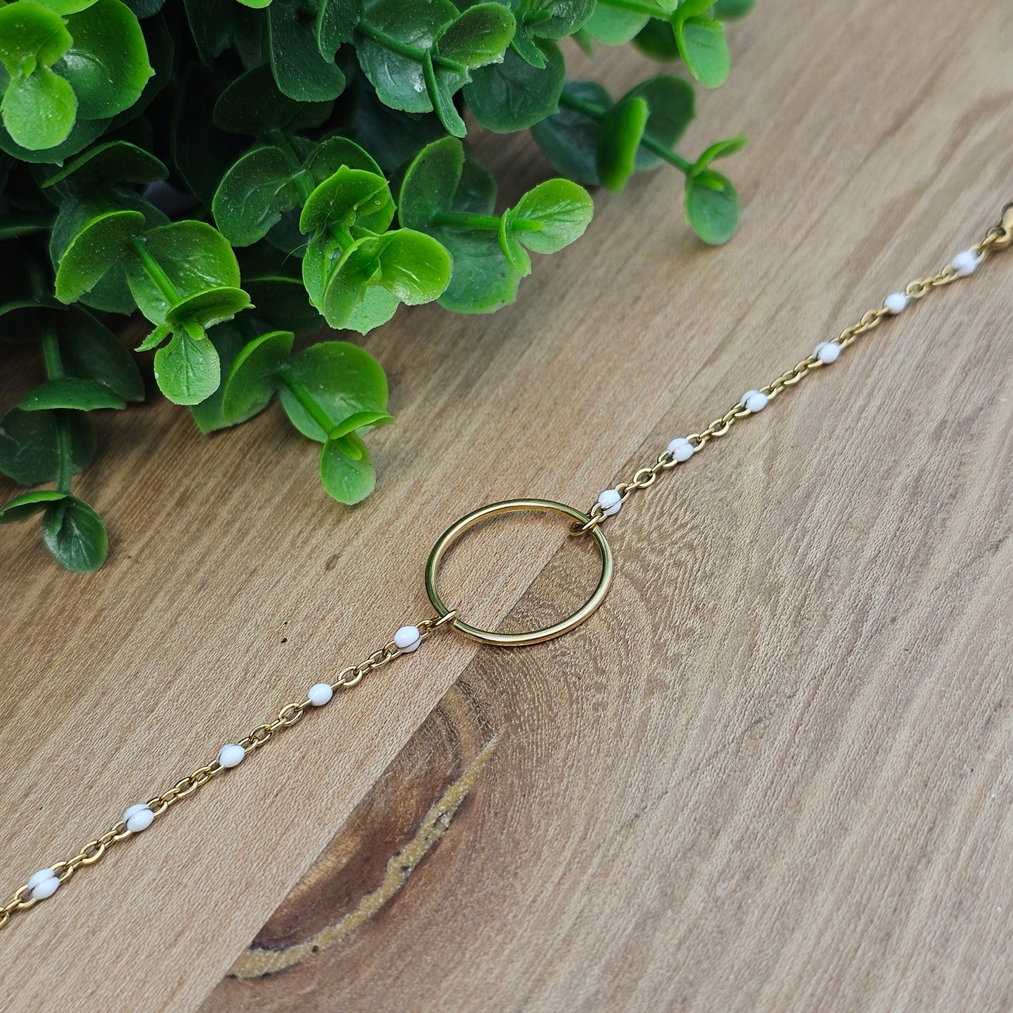 Bracelet Maudéana doré coloré