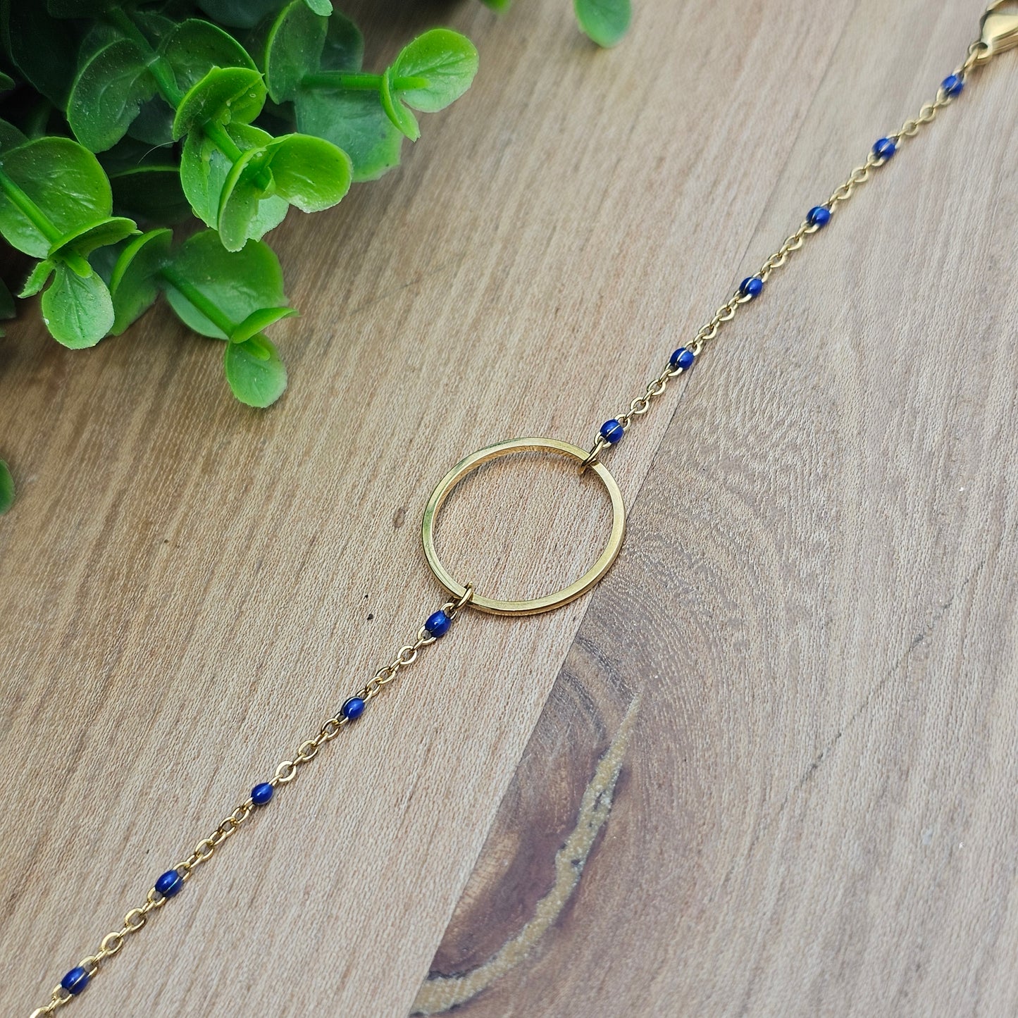 Bracelet Maudéana doré coloré