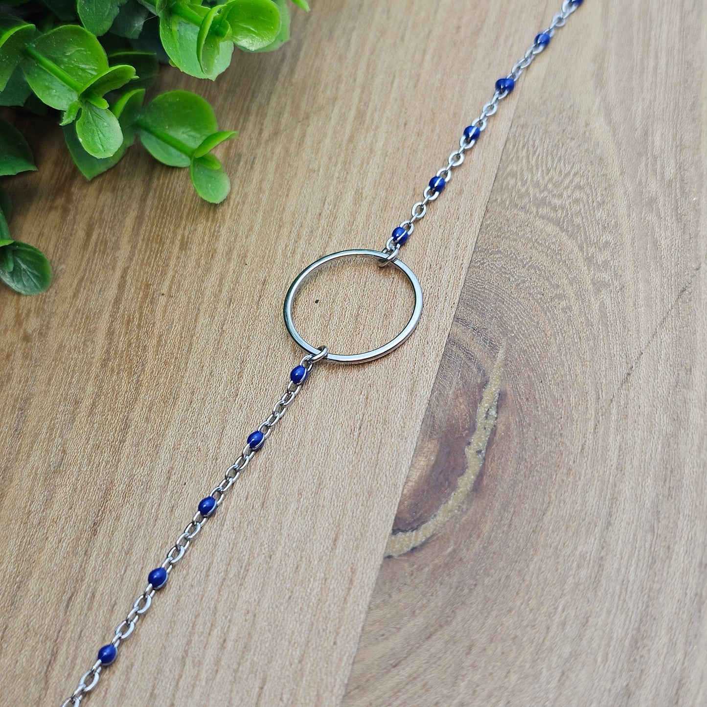 Bracelet Maudéana argenté coloré