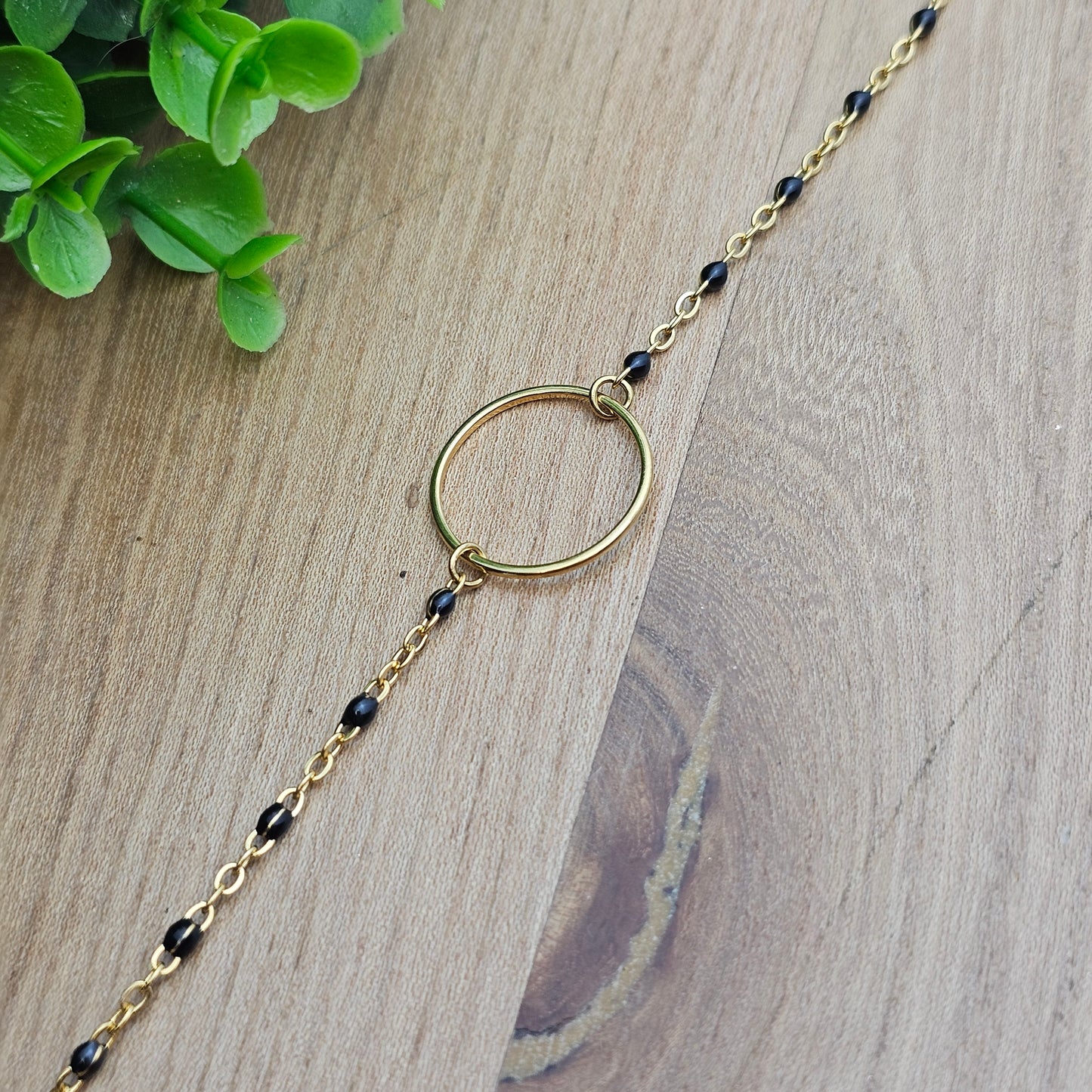 Bracelet Maudéana doré coloré