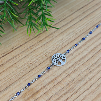 Bracelet Angélica bleu foncé