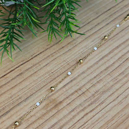 Bracelet Gwen doré coloré