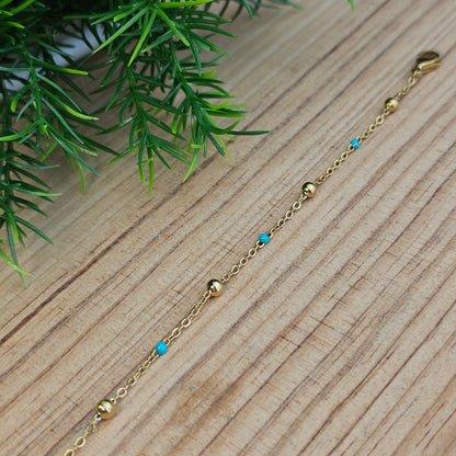 Bracelet Gwen doré coloré