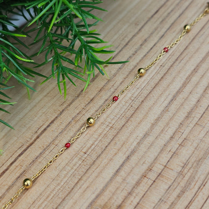 Bracelet Gwen doré coloré