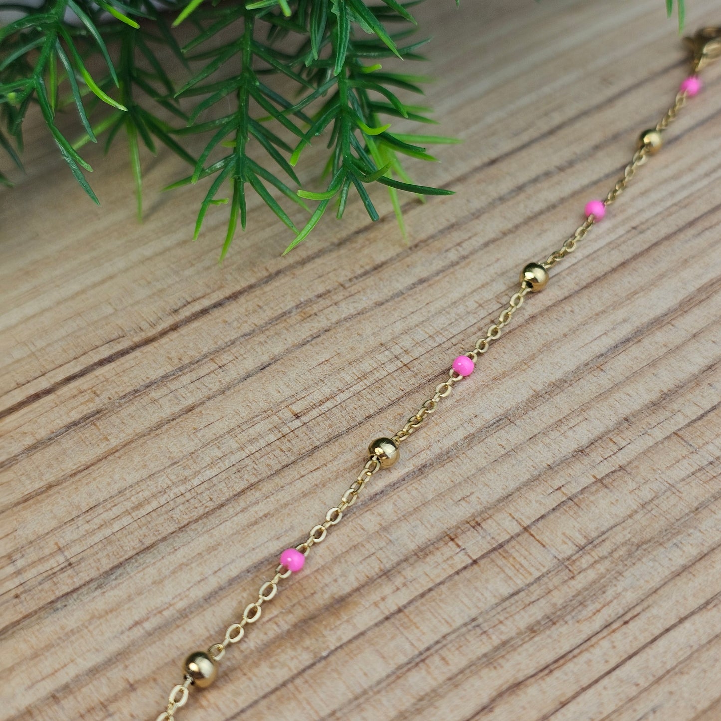 Bracelet Gwen doré coloré