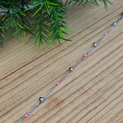 Bracelet Gwen argenté coloré