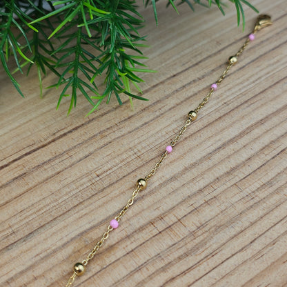 Bracelet Gwen doré coloré