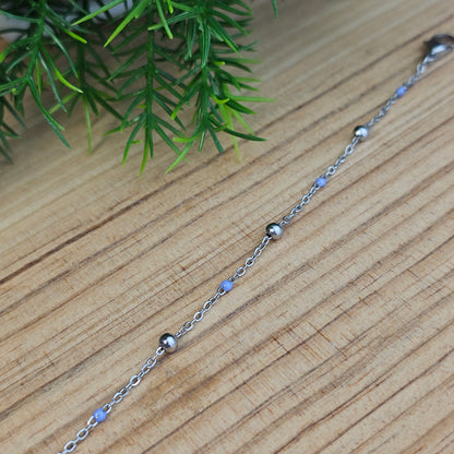 Bracelet Gwen argenté coloré