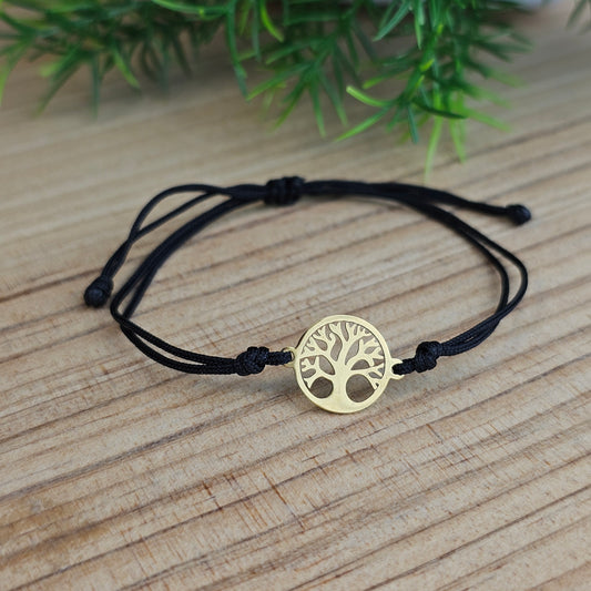 Bracelet Angélique cordon noir