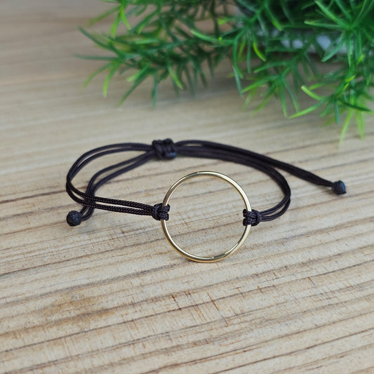 Bracelet Maude cordon marron