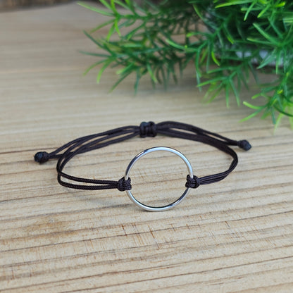 Bracelet Maude cordon marron