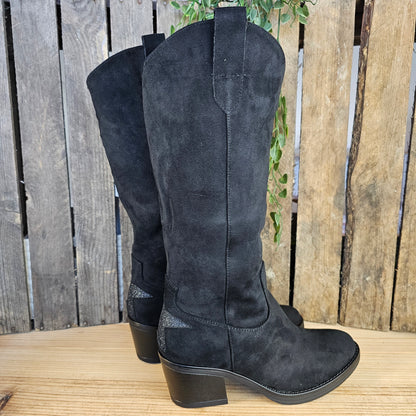 Bottes noires étoile