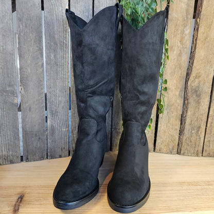 Bottes noires étoile