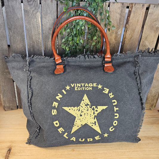 Grand sac cabas noir