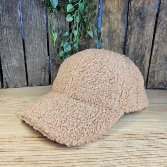 Casquette moumoute camel