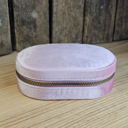 Boîte à bijoux rose