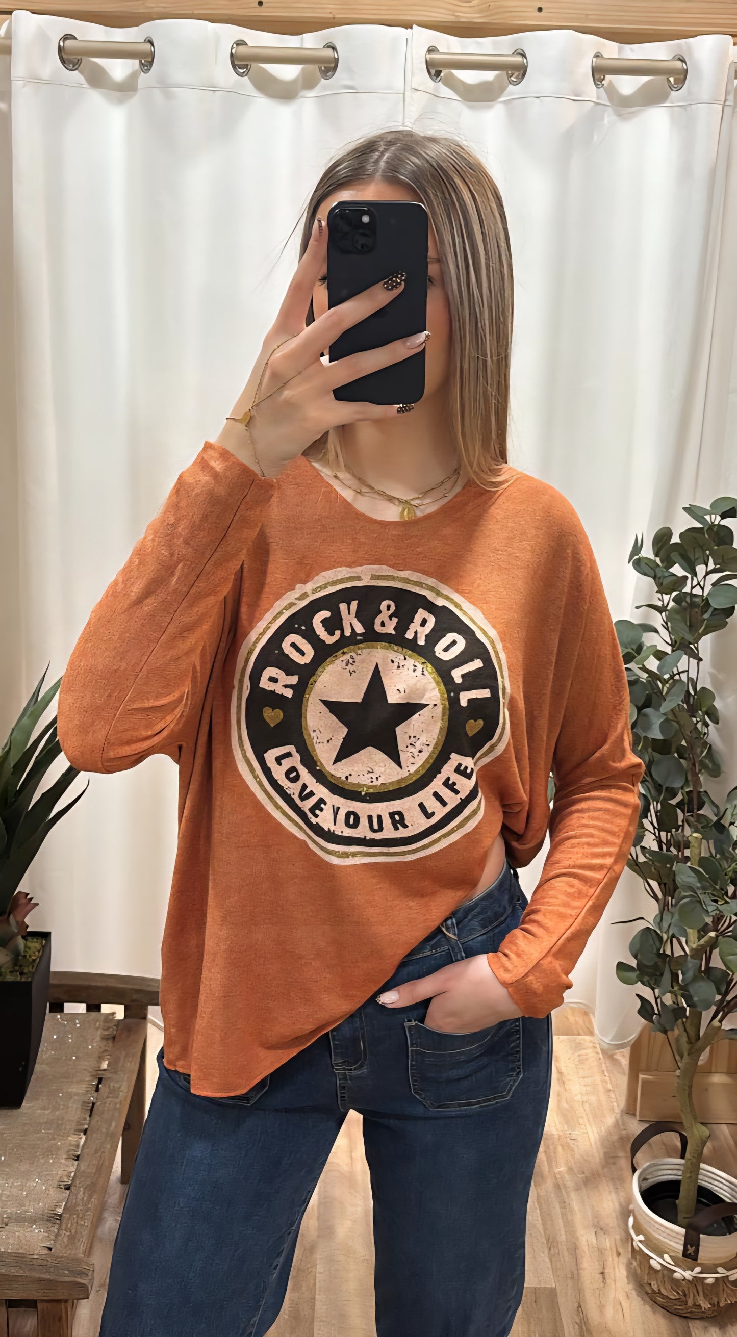 Pull fin "Rock&Roll" orange