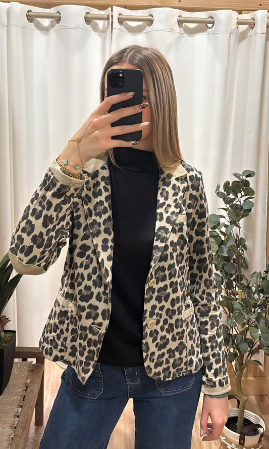 Blazer léopard