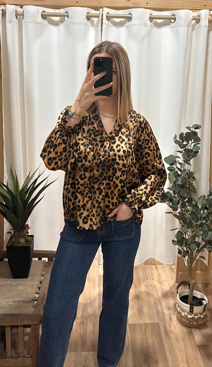 Blouse léopard