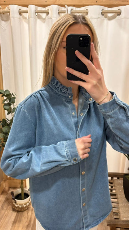 Sur chemise en jeans