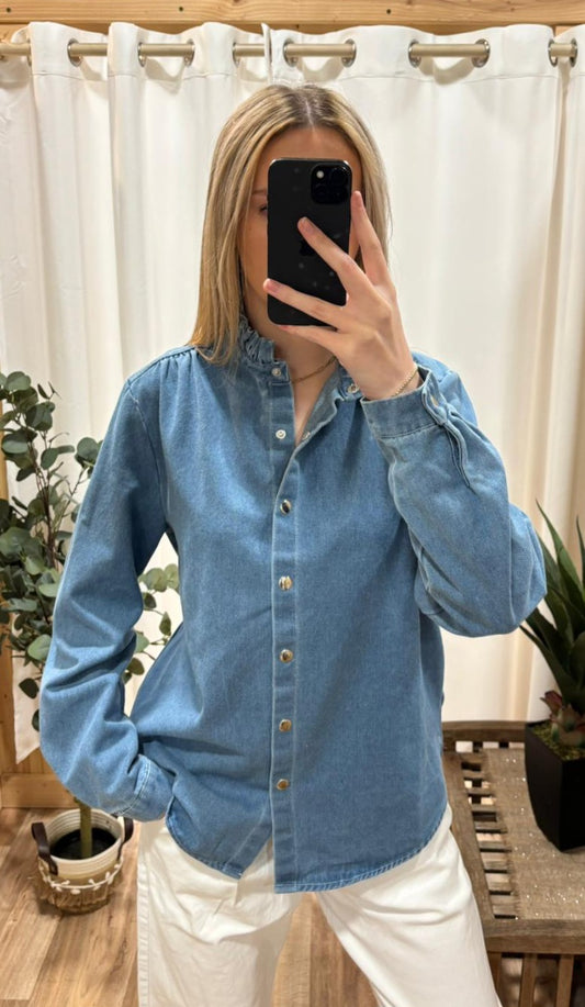 Sur chemise en jeans