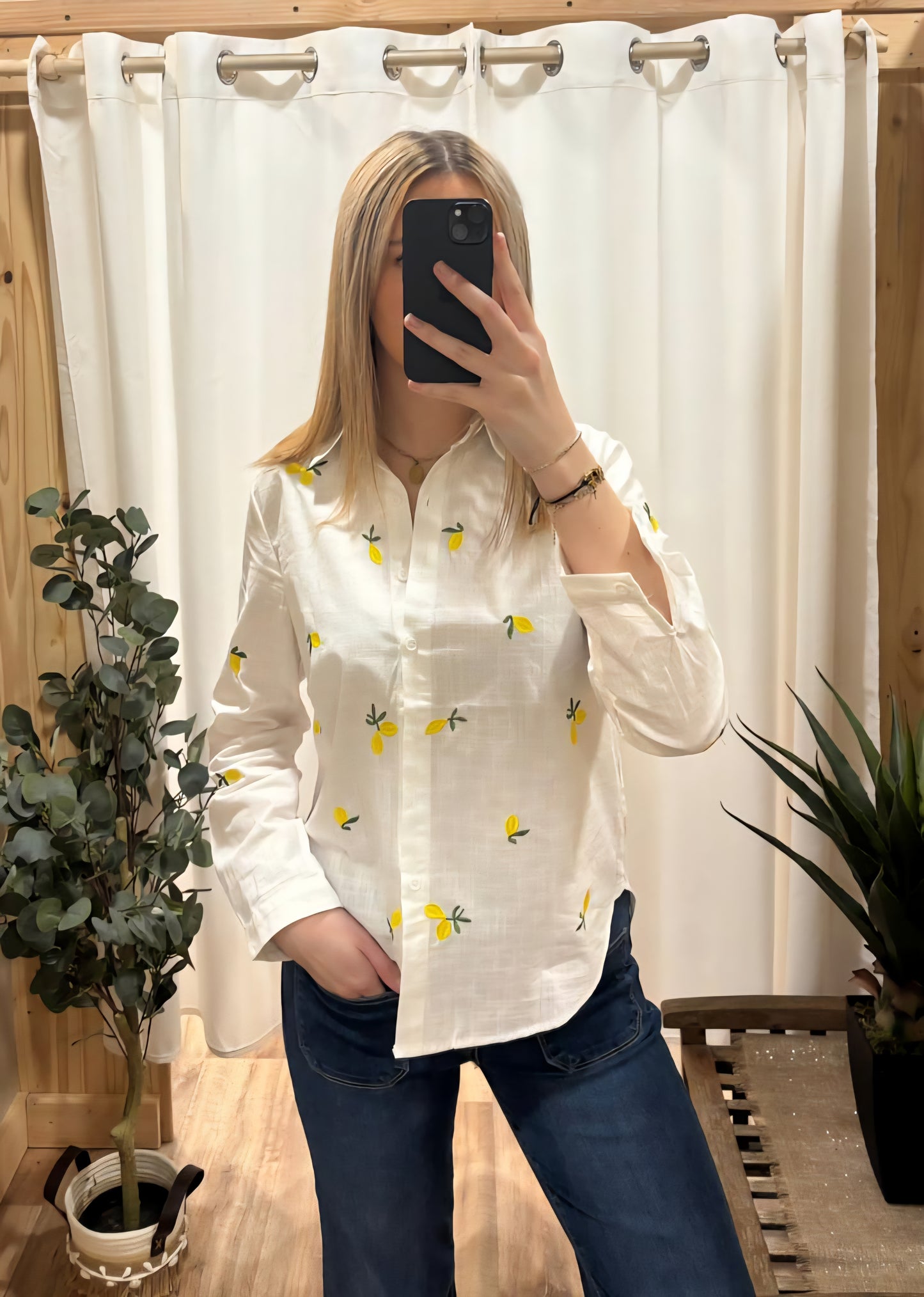Chemise citron