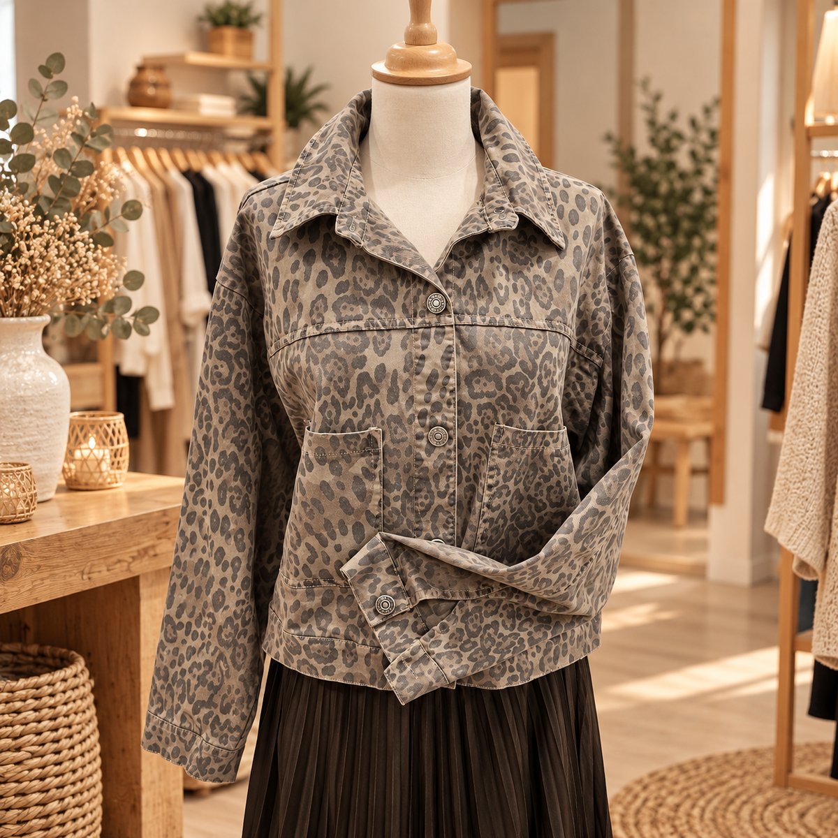 Veste leopard