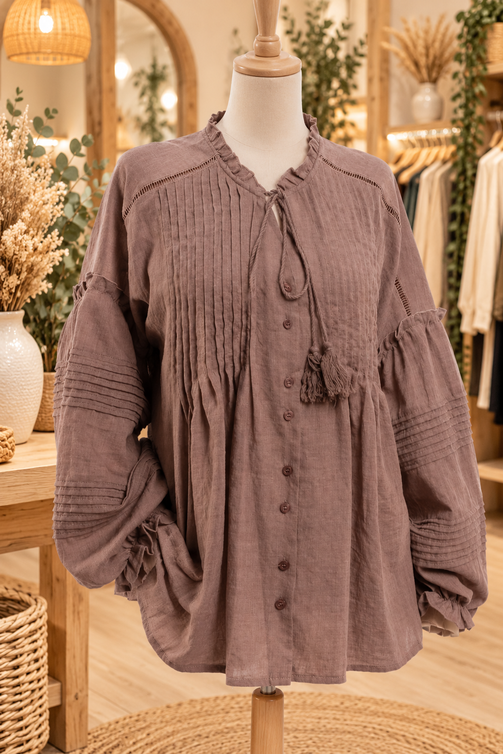 Blouse chocolat