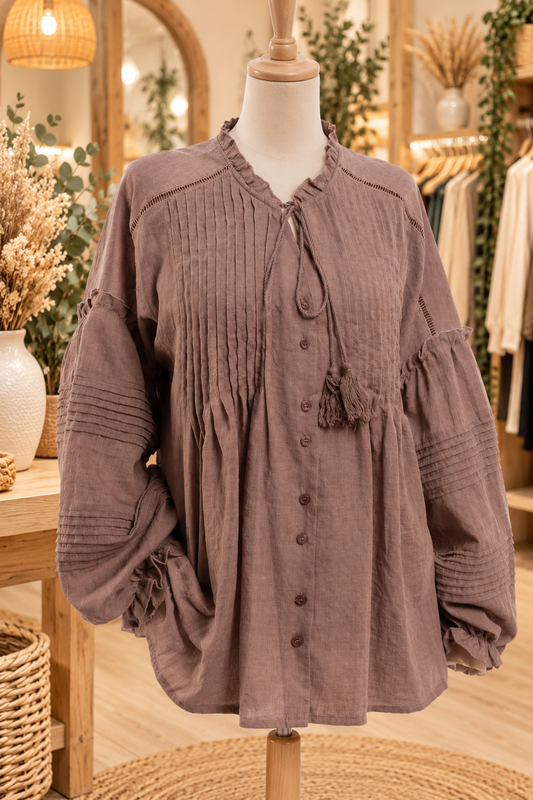 Blouse chocolat