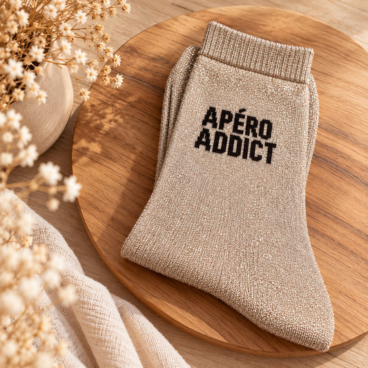 Chaussettes à paillettes APERO ADDICT