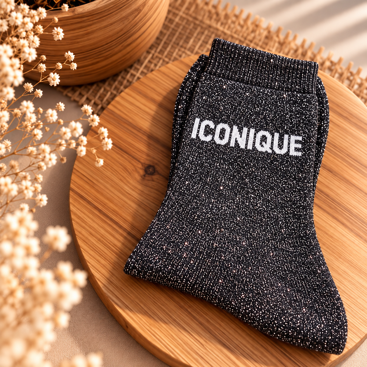 Chaussettes à paillettes ICONIQUE